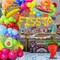 121Pcs Mexican Fiesta Taco Party Decorations, Fiesta Balloon Arch Garland Kit Cinco De Mayo Decor with Cactus Avocado Taco Mexican Hat for Carnival Festival Birthday Baby Shower Supplies